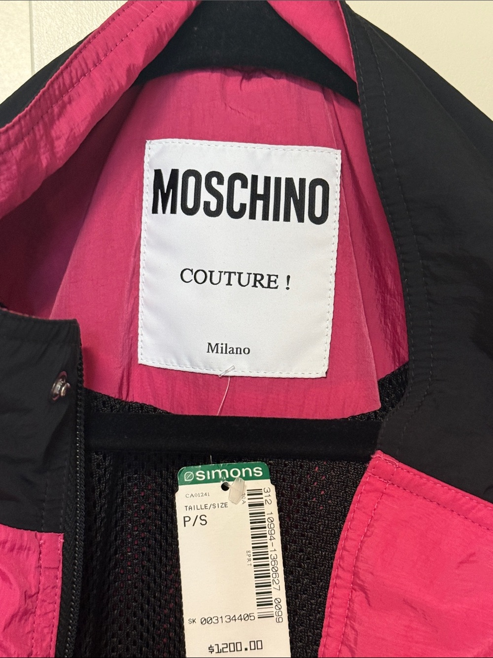 Moschino Colorblock Nylon Jacket - Picture 7 of 8